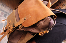 Load image into Gallery viewer, Leather Wax Back-pack
