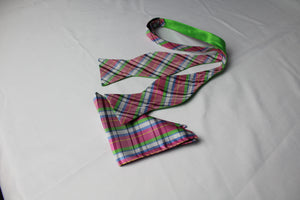 Double Sided Silk Self Bow-tie
